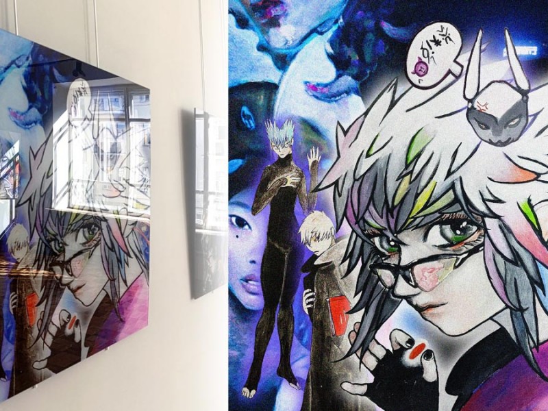 80x80см. 
цифровое изображение, печать-пластификация