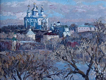 Весна. Смоленск, 1999г., холст, масло